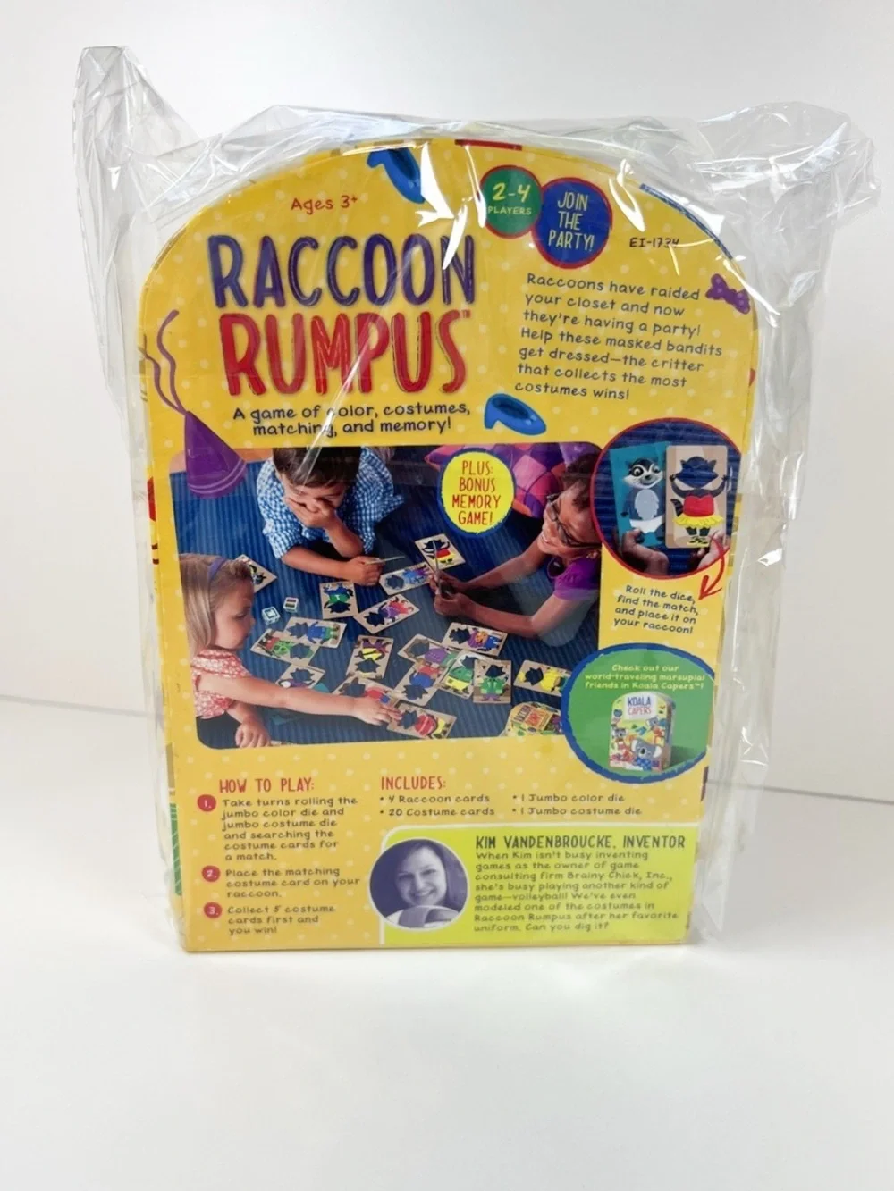 Raccoon Rumpus Memory & Matching Game | Educational Insights Preschool Game